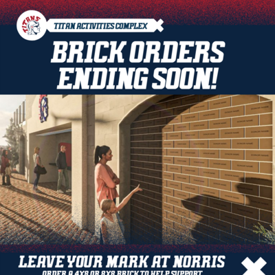 Order a brick and leave your mark.